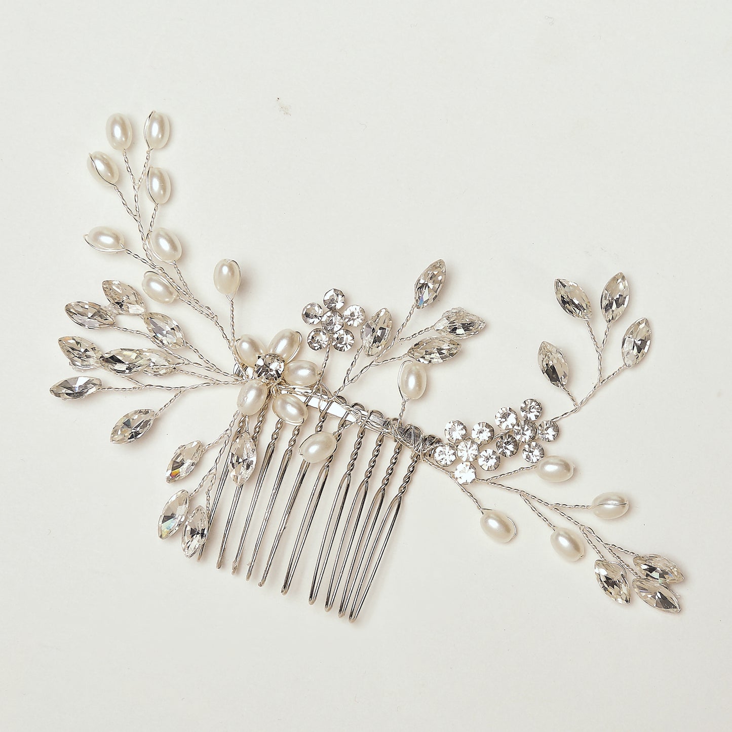 Crystal Hair Pins Bridal Pins Wedding Crystal and Pearl Combs