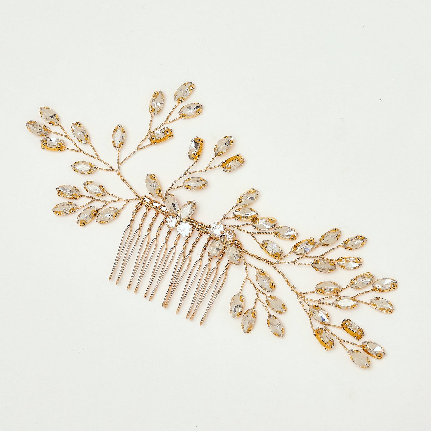 Gold Crystal Hair Pins Bridal Pins Wedding Crystal and Combs Hair Combs Silver Pins