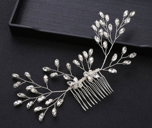 Gold Crystal Hair Pins Bridal Pins Wedding Crystal and Combs Hair Combs Silver Pins